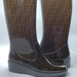 fendi rubber boots